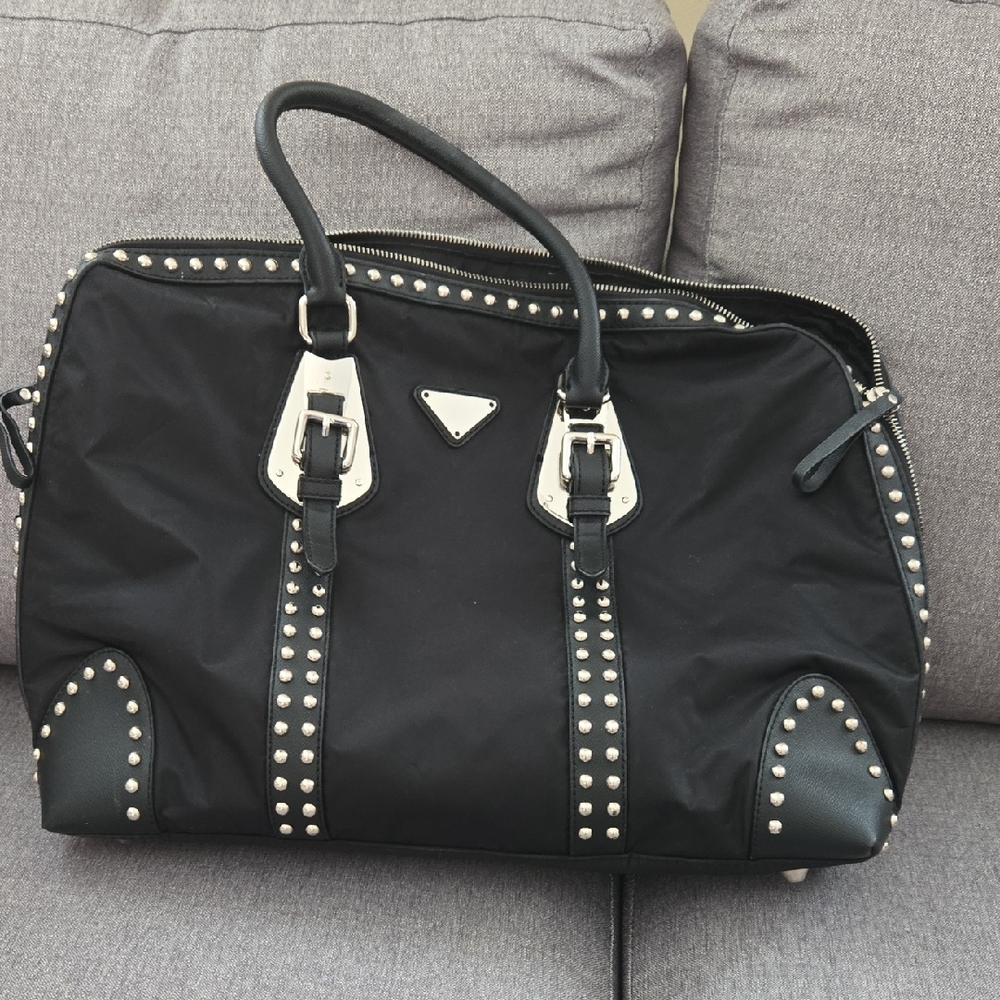 Source Unknown Black Studded Bag